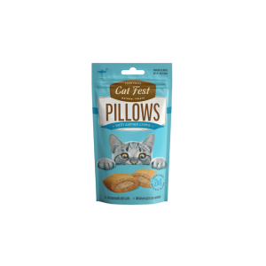 Cat Fest Pillows with Salmon Creme