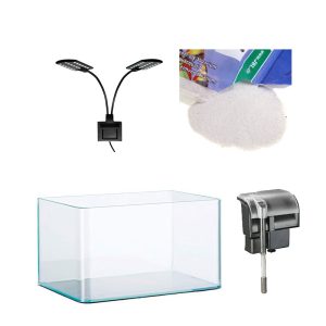 35 CM Curve Aquarium Combo Set
