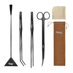 Hygger Stainless Steel Premium Aquarium Tools