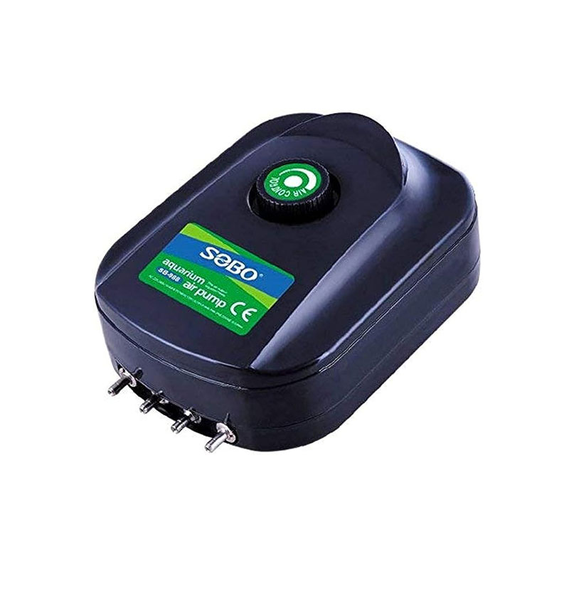 SOBO SB-988 4 Way Aquarium Air Pmp With Flow Control