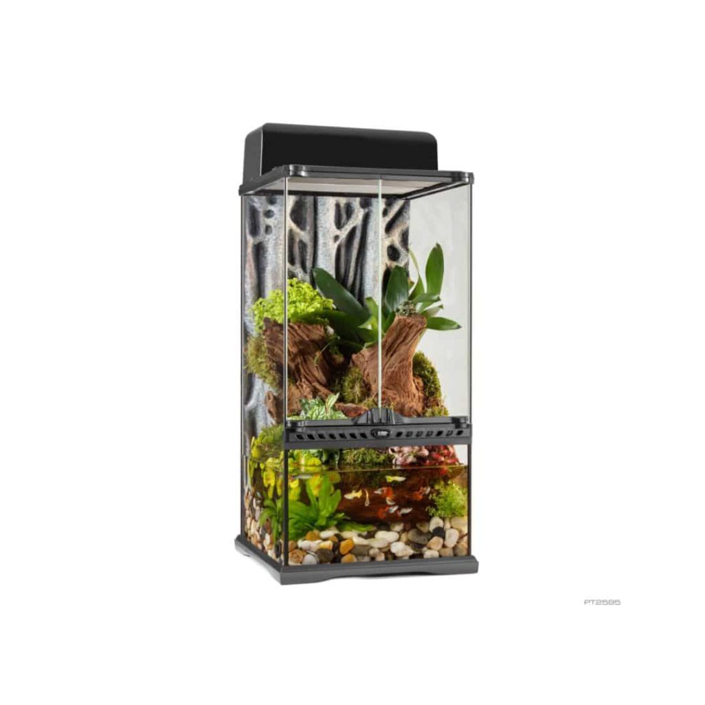 Exo Terra Advanced Paludarium & Rainforest Terrarium - Mini X-Tall - 30 x 30 x 60 cm