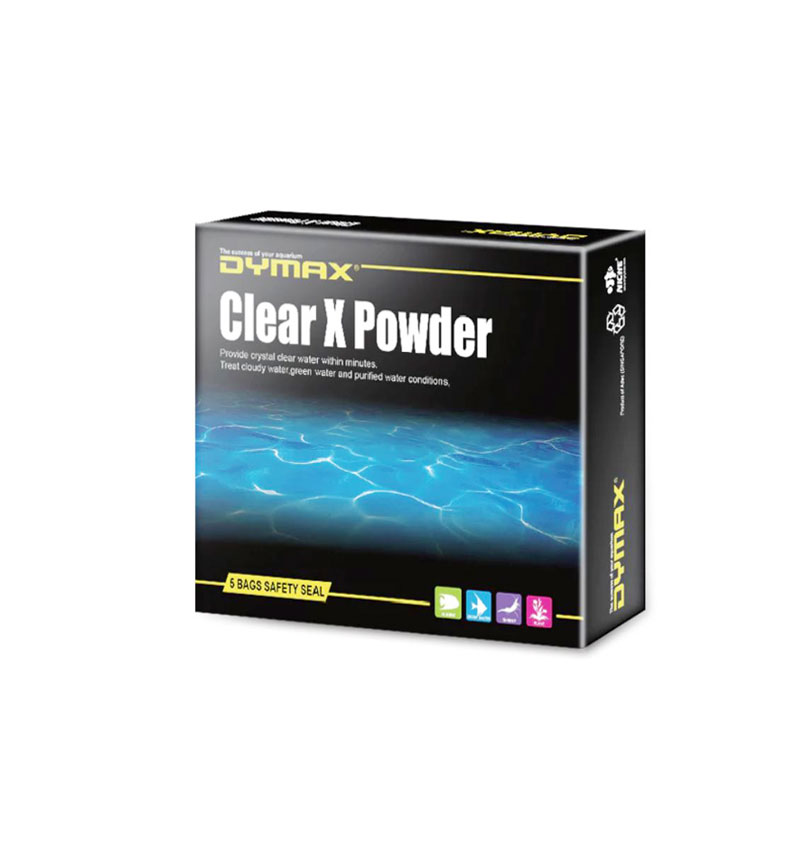 Dymax Clear X Powder Aquarium Water Treatment Clarifier