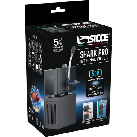 SICCE SHARK PRO 500 INTERNAL FILTER 500 l/h